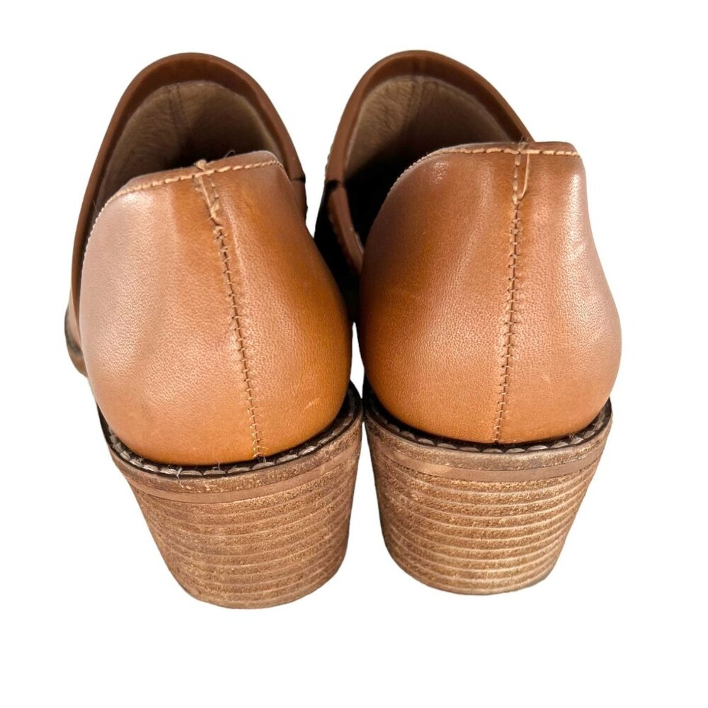 Madewell Brady Block Heel Bootie In English Saddle Leather | 6.5 - Picture 7 of 11
